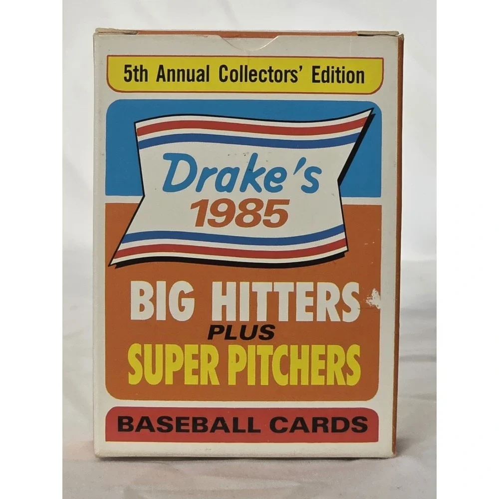 1985 Topps Drake's Big Hitters Plus Super Pitchers Baseball Card Set